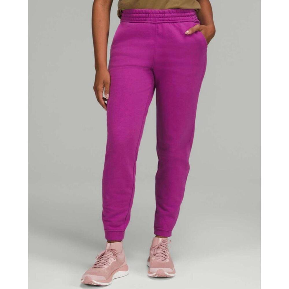 Lululemon Loungeful High Rise Jogger Full Length Vivid Plum NWT 10